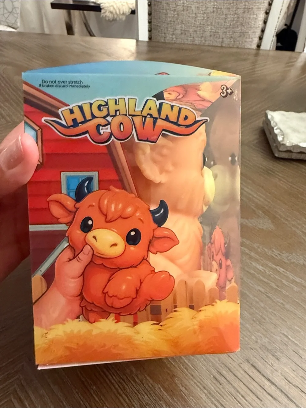Orange Plush Squishy Toy - Cute Farm Animal